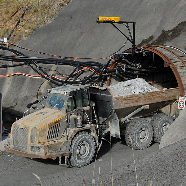 Newmont Waihi Gold Mine Custom LoadScan head Newmont Waihi Gold Mine - Loadscan custom LVS Head