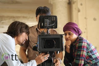 Dreharbeiten in Kabul, Afghanistan mit Roya Film House