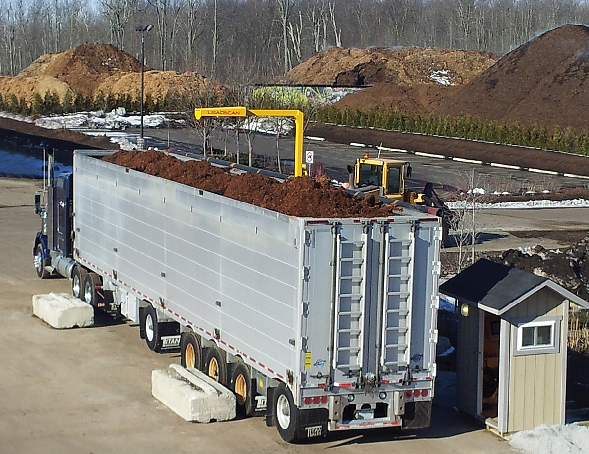 Compostagem de carga e gerenciamento de carga de mulch