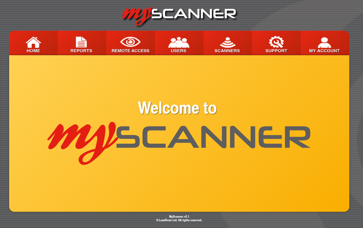 MyScanner Startseite