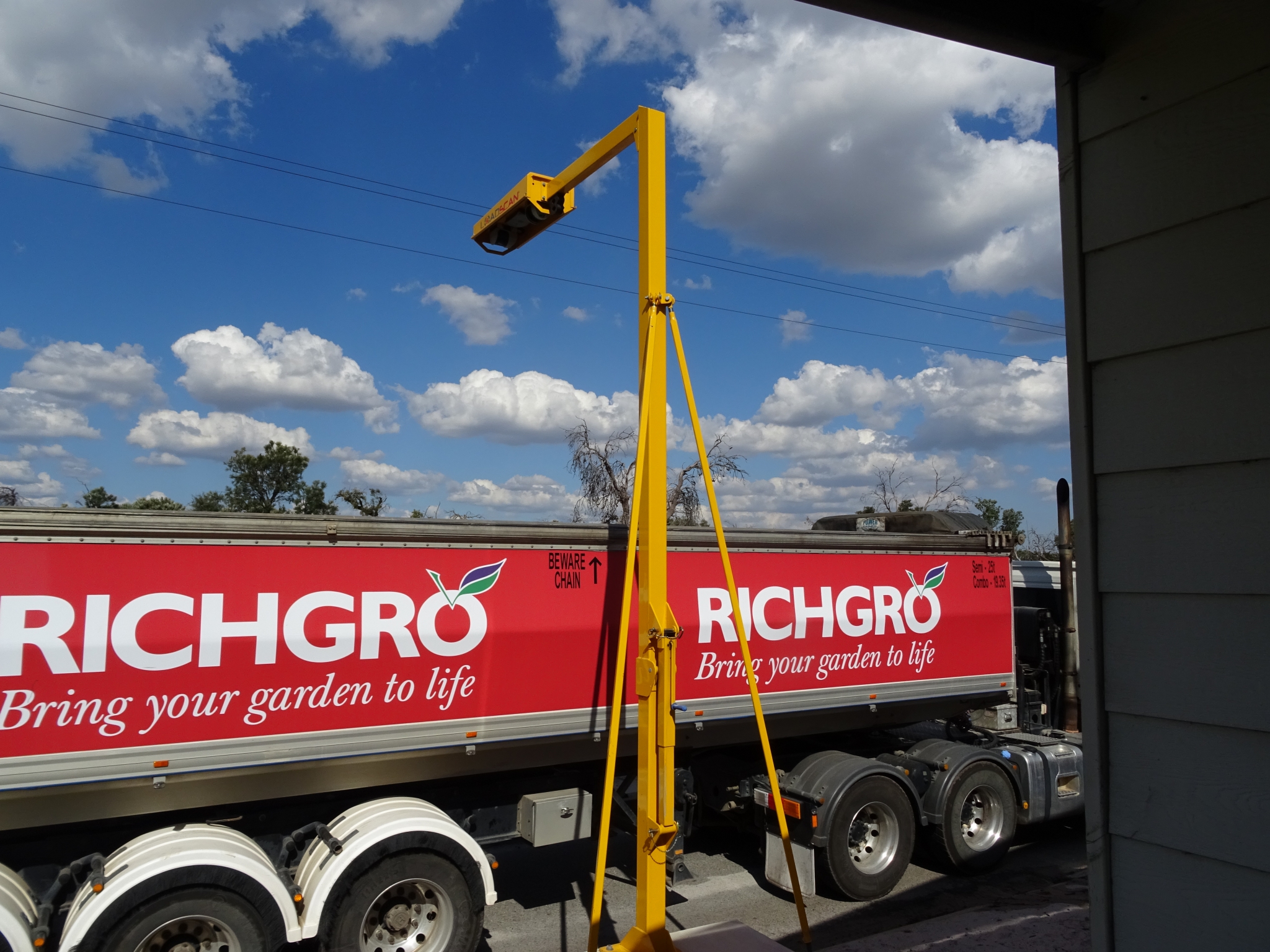 Rich Gro utiliza la unidad Loadscan LVS