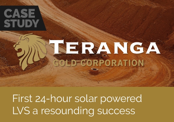 First solar powered LVS is a success at Teranga Gold