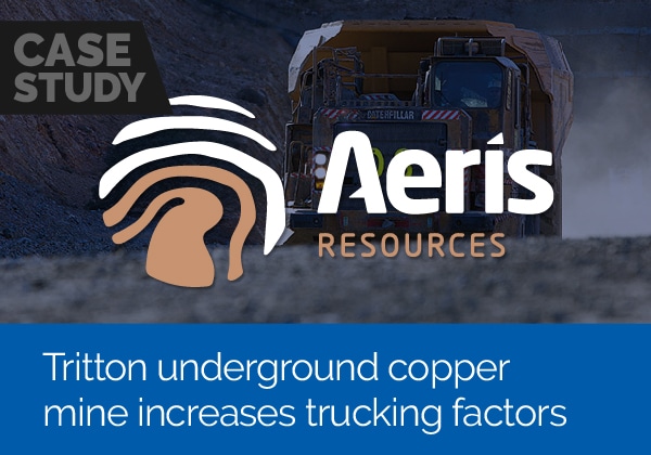 Tritton underground copper mine increases trucking factors