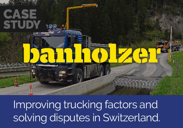 Improving trucking factors and solving disputes in Switzerland