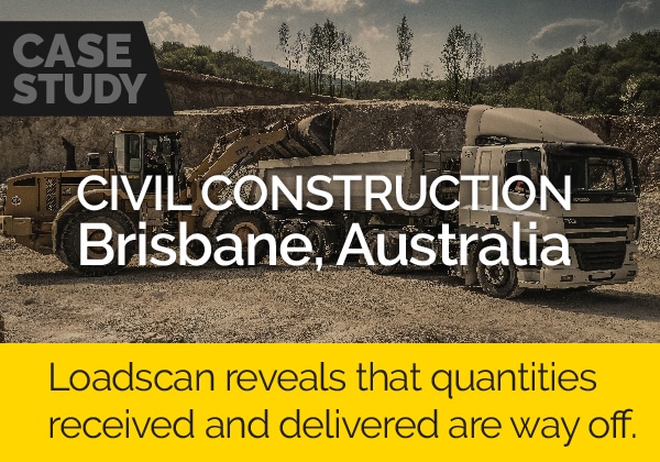 Loadscan reveals that quantities received and delivered are way off