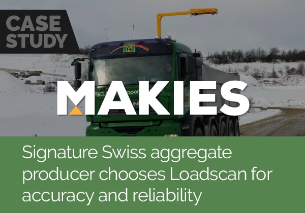 Signature Swiss aggregate producer chooses Loadscan for accuracy and reliability