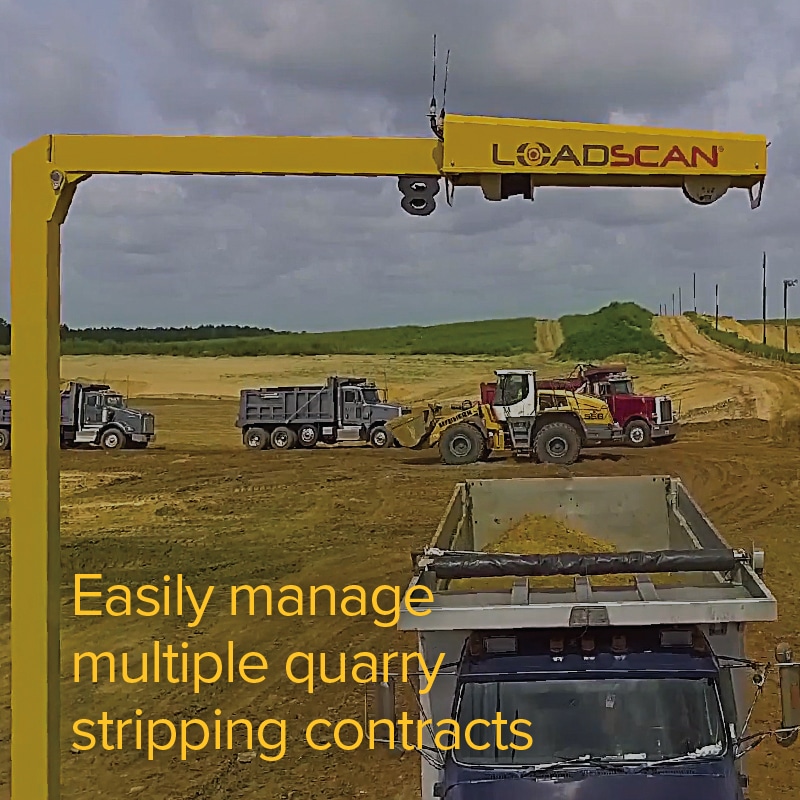 Easily manage multiple quarry stripping contracts