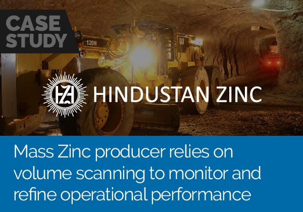 Mass zinc producer relies on volume scanning to monitor and refine performance