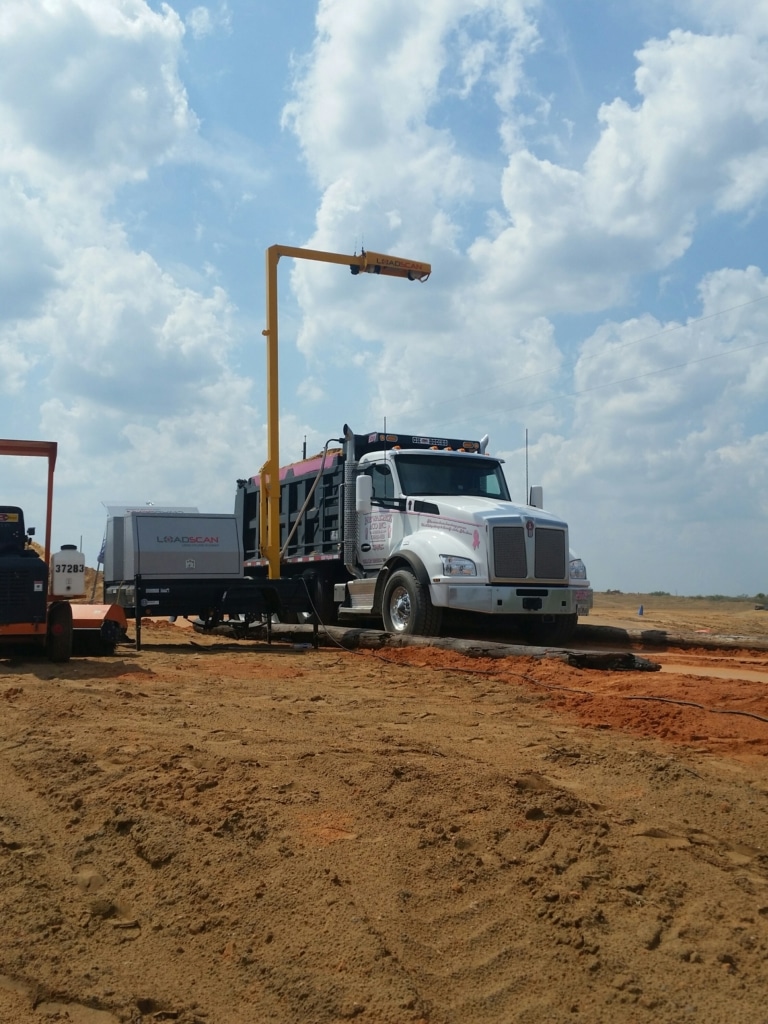 Heavy Truck getting scanned