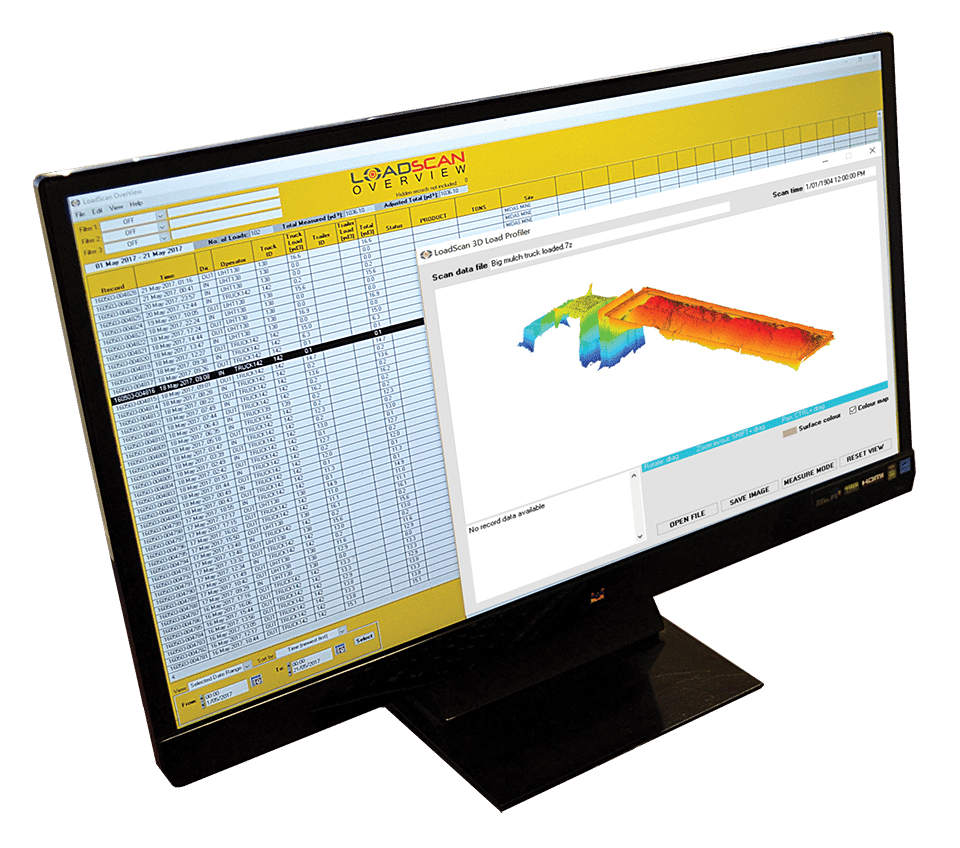 Overview Screen-mulch Loadscan Overview Software
