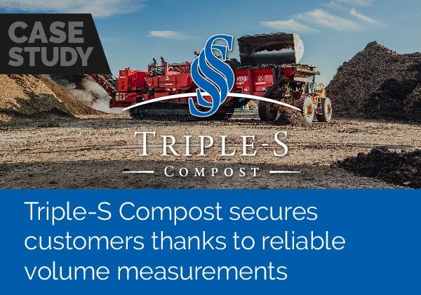 Triple-S Compost assegura aos clientes graças às medições de volume confiáveis