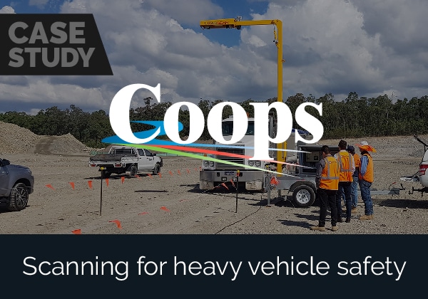 Coops - escaneando para la seguridad de los vehículos pesados
