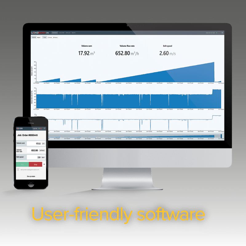 Loadscan-CVS Software de fácil utilização