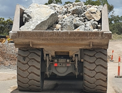 Medir o peso da carga do caminhão por escaneamento