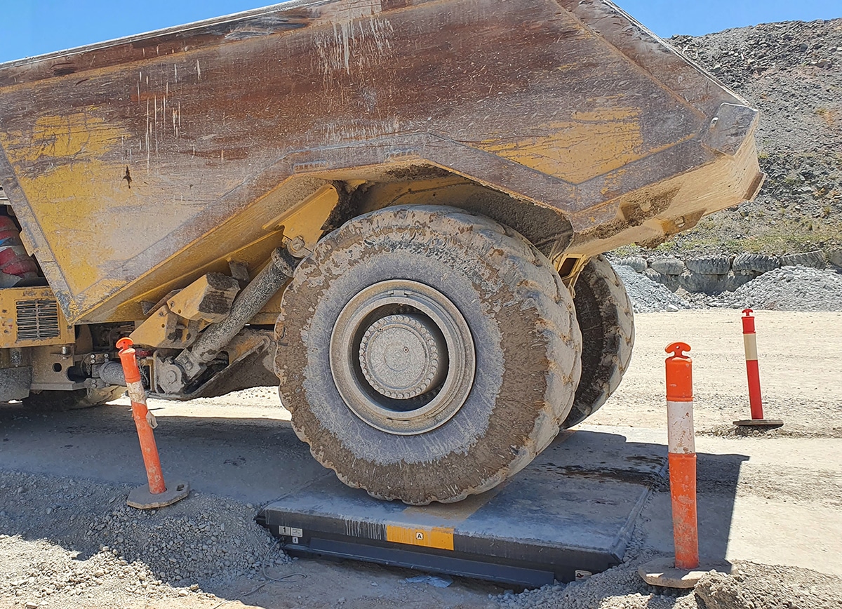 on board truck scales